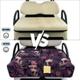 thumbnail image 5 of SEANATIVE Universal Golf Cart Seat Covers Towel Blanket, Portable UV Resistant Club Car Accessories with 4 Storage Pockets, Compatible with 2-Person Golf Carts, Skull Rose Butterfly Pattern, 5 of 7