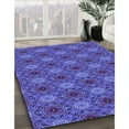 thumbnail image 3 of Ahgly Company Machine Washable Indoor Rectangle Transitional Purple Area Rugs, 5' x 7', 3 of 7