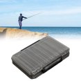 thumbnail image 1 of DYNWAVECA Double Layered Fishing Tackle Box Accessory Box Comfortable Handling Lightweight Beginner Baits Holder Lure Case S, 1 of 10