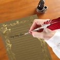thumbnail image 2 of FUTUREORYY 12 Pcs Antique Stationery Letter Paper Assorted Color for Writing, 2 of 4