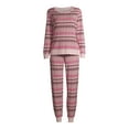 thumbnail image 3 of Secret Treasures Women's and Women's Plus Long Sleeve Top and Ankle Pants Pajama Set, 3 of 6