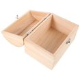 thumbnail image 6 of Dayesque Wooden Jewelry Box with Hinged Lid, Unfinished Decorative Keepsake Chest for Home Storage and Organization, 6 of 8