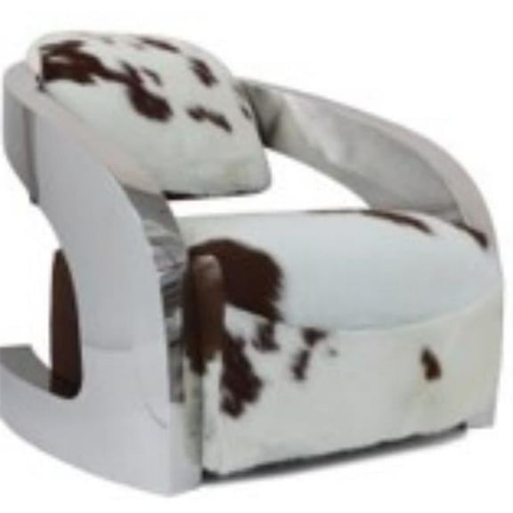 Cow Hide Outdoor Chair, Brown