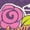 HEATHER PURPLE, variant on Disney - Princess Sticker Pack - Youth Girls Fitted Short Sleeve T-Shirt