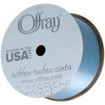 thumbnail image 6 of Offray Ribbon, Powder Blue 1 1/2 inch Single Face Satin Polyester Ribbon, 12 feet, 6 of 7