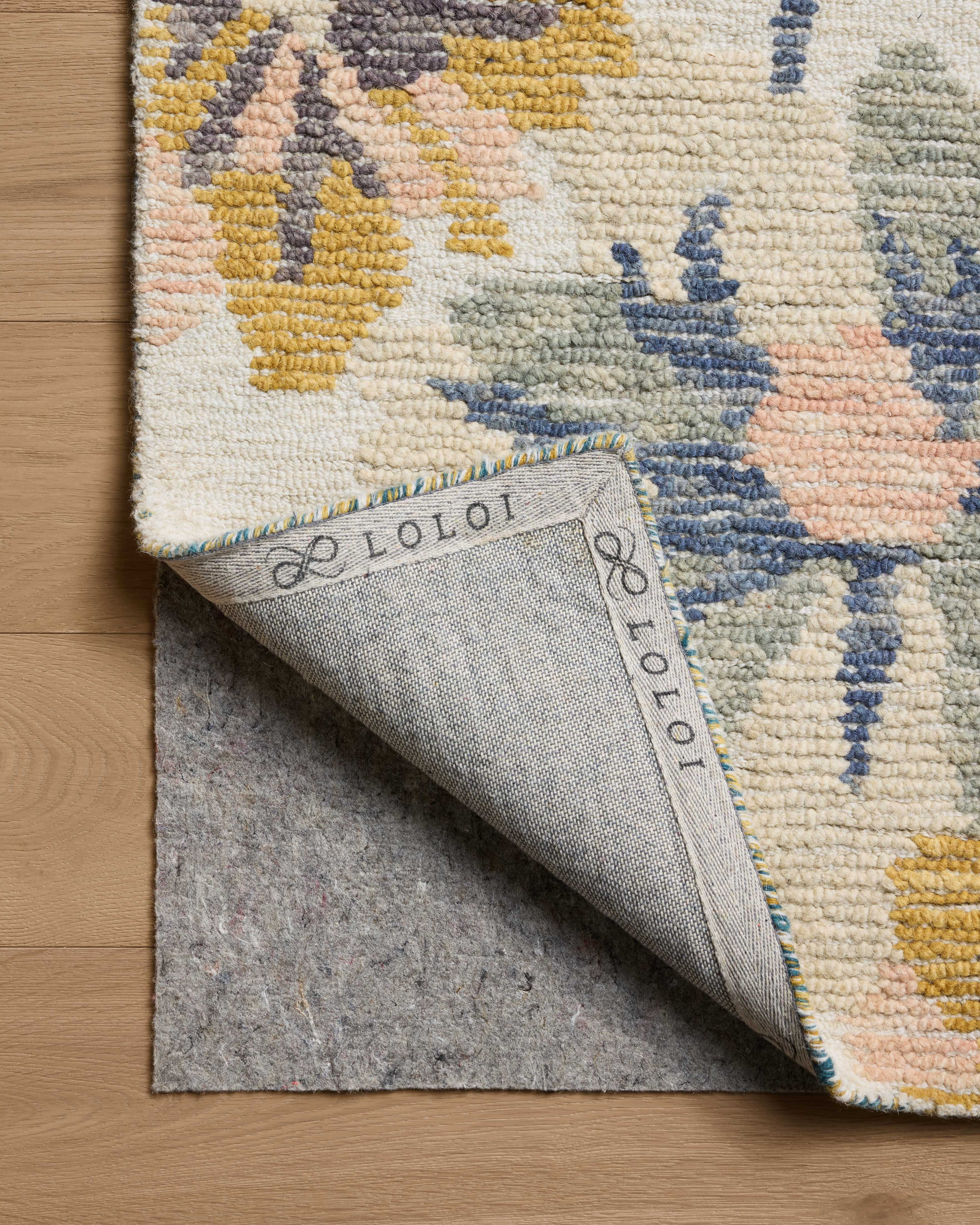 Loloi Tilly Bone / Multi 7'-9" x 9'-9" Area Rug