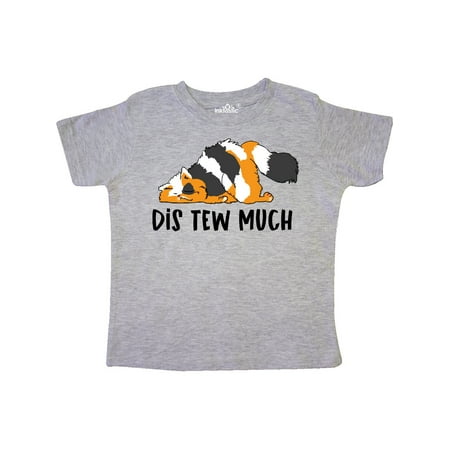 

Inktastic Napping Dis Tew Much Calico Fat Cat Gift Toddler Boy or Toddler Girl T-Shirt