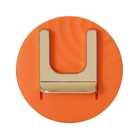 Wall-mounted hair dryer holder, hair dryer and straightener holder, hair dryer holders with suction cup, for bathroom and toilet-orange