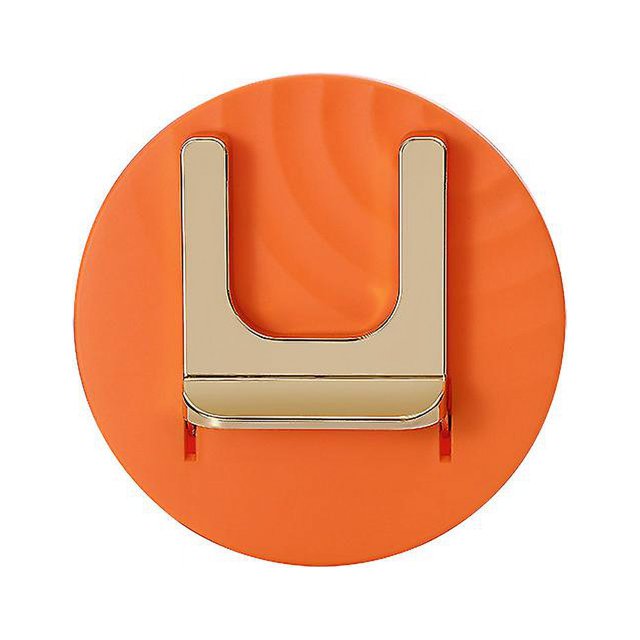 Wall-mounted hair dryer holder, hair dryer and straightener holder, hair dryer holders with suction cup, for bathroom and toilet-orange