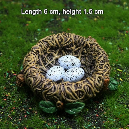 Imitation bird's nest ornament resin imitation gardening bonsai