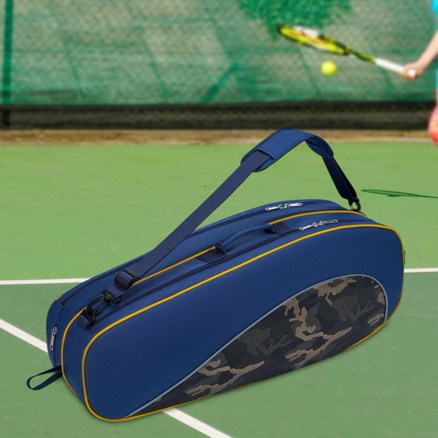 Bolsa de transporte para raqueta de tenis Colamx Azul profundo 72 cm x 30 cm x 18 cm