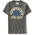 thumbnail image 1 of Aeropostale Hombre 87 Athl. Camiseta con adornos del departamento, gris, extragrande Aeropostale Camiseta adornada, 1 of 2