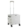 thumbnail image 1 of Iumwxz Chariot d'Épicerie Pliable Roue à 360 Degrés Plastique Portable Grande Capacité Pliable Poignée de Traction Réglable Rangement 1 Paquet, 1 of 1