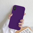 thumbnail image 2 of iPhone Xs Max Case Dark Purple with Screen Protector,Soft Liquid Silicone Gel Rubber Bumper Cover,Slim Fit Shockproof Protective Phone Case for iPhone Xs Max, 2 of 8