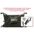 thumbnail image 3 of EZ Ride+ Wheelchair Power Assist Attachment – Electric Handcycle Motor Kit Turns Wheelchair Into Scooter – Lightweight Easy to Use Mobility Accessory + Bag & Charger – EZR-2, 3 of 10