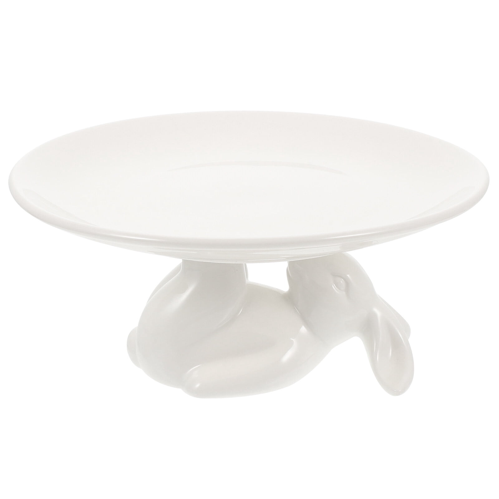 1 Set Easter Cake Stand Bunny Cake Tray Ceramic Cake Holder
