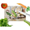 thumbnail image 2 of Caroline's Treasures Boat Binge Sailboats Glass Cutting Board Large, 2 of 2