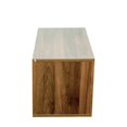 thumbnail image 5 of 2-Tier Stackable Storage Cabinet with 2 drawers for Small Space,Walnut, 5 of 7