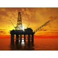thumbnail image 2 of Oil Rig Wall Mural by Wallmonkeys Peel and Stick Graphic (36 in W x 27 in H) WM276243, 2 of 4