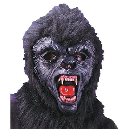 Morris Costumes Gorilla Deluxe Mask With Teeth, Style FW8546G