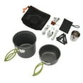 thumbnail image 3 of Juego de utensilios de cocina para acampar, olla de cocina portátil multifuncional para Picnic al aire libre, juego de tenedor cuchara plegable, 3 of 5
