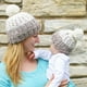 thumbnail image 3 of 1 paquete Niñas Monthers Invierno Tejer Crochet cálida Lindo gorro suave Pom Bobble - Rosado Soledad Sombrero tejido, 3 of 8