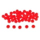 thumbnail image 1 of 50 piezas de indicadores de ataque, juego de pesca con mosca, flotadores, boyas, bolas rojas M, 1 of 9