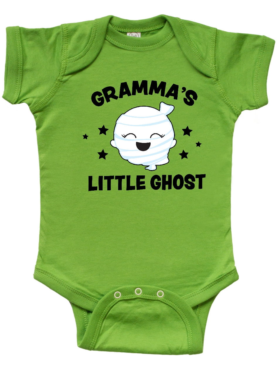 inktastic Cute Grammas Little Ghost Infant Tutu Bodysuit