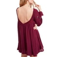 thumbnail image 2 of Free People Womens Mohave A-line Dress, Purple, X-Small, 2 of 3