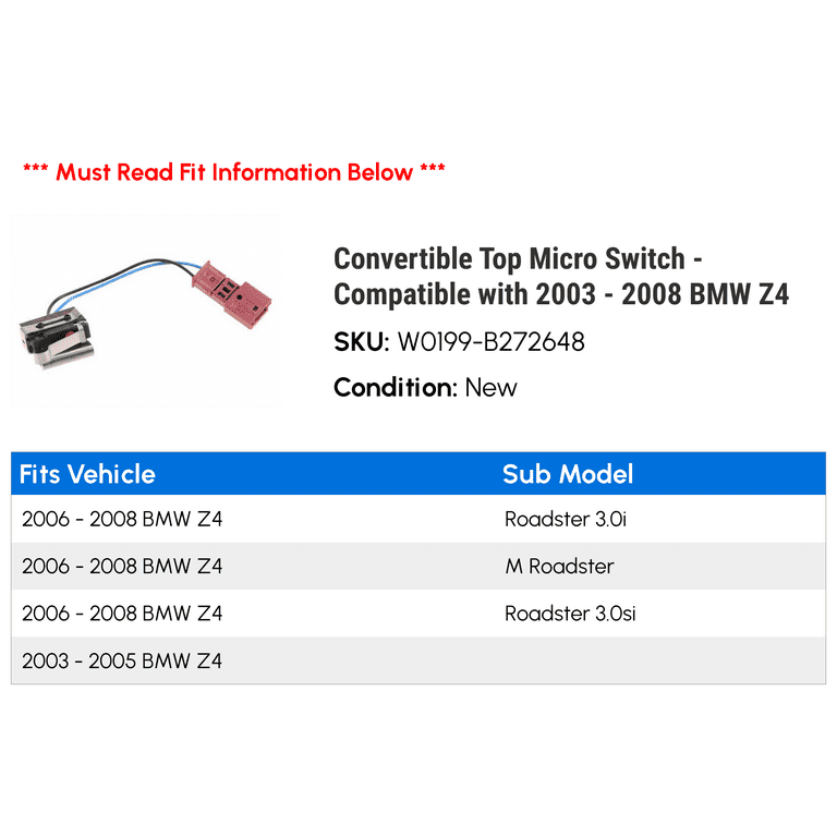 2003 Z4 Convertible Top