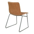 thumbnail image 5 of OSP Home Furnishings Halo Stacking Chair in Sand Faux Leather with Black Base 2/CTN, 5 of 9