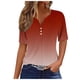 thumbnail image 1 of Camisetas Casuales de Mujer con Cuello en V Camiseta de Color Sólido, Manga Corta Casual Top para el Uso Diario, 1 of 5