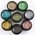 thumbnail image 2 of HHBEAUTY Reflective Gel Nail Polish, Reflective Diamond Nail Glitter Gel Polish, Sparkly Summer Color Gel Polish Holographic Glitters Shiny Gel Polish UV Lamp Required, 2 of 7