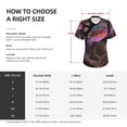 thumbnail image 4 of Vsdgher Bird4 Women Shirts V Neck Short Sleeve Tops T-Shirt Basic Tees, S to 3XL3X-Large, 4 of 5