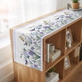 thumbnail image 6 of Table Runners 72 Inches Long Dress Scarves, Spring Flowers Farmhouse Kitchen/Dining Table Runner, Coffee Tablerunners, Vintage Blue Floral Leaves Birds Rustic Plants 14x72 Inch, 6 of 9