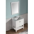 thumbnail image 5 of Anzzi 35 x 30 in. Montaigne Bathroom Vanity Set, Rich White, 5 of 8