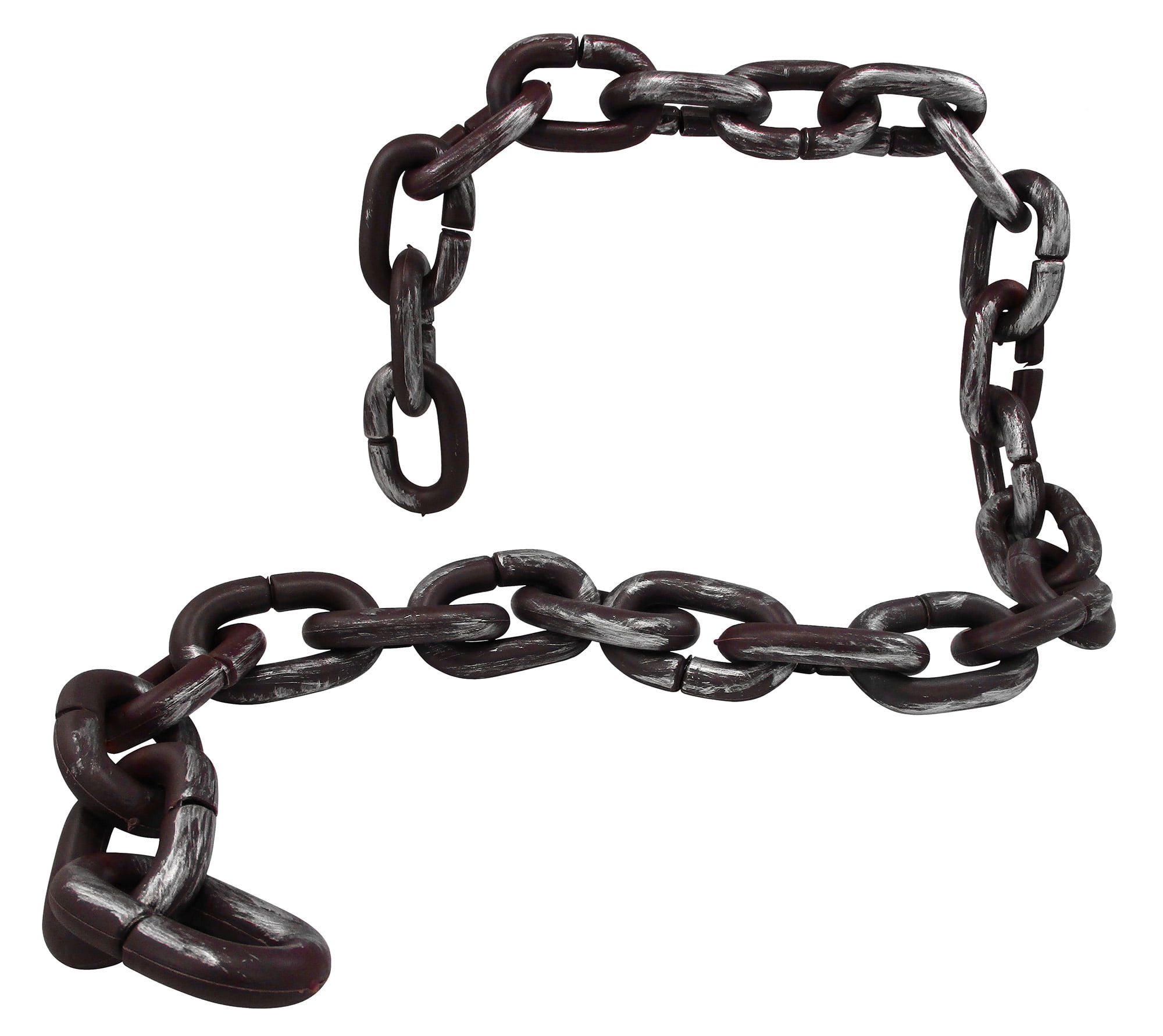 46inch Long Plastic Fake Rusty Chain Link Prop Halloween Haunted