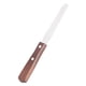 thumbnail image 2 of Cuchillo mezclador de cera de metal con mango de madera - Herramienta de depilación, 2 of 10