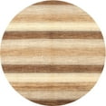 thumbnail image 1 of Ahgly Company Indoor Round Contemporary Sun Yellow Abstract Area Rugs, 4' Round, 1 of 6