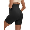 thumbnail image 3 of INSPIRE CHIC Women's Maternity High Waist Thigh Slimmers for Under Dresses Soft Comfort Pregnancy Shapewear S Black, 3 of 5