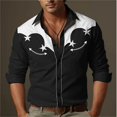 thumbnail image 3 of Camisa étnica tribal retro para hombre, ropa informal para exteriores, suave, de talla grande, de alta calidad, estilo nuevo 2024, 3 of 5