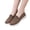 Coffee, variant on longantii Women's Orthopedic Knit Flat Loafers Breathable Mesh Round Toe Comfortable Slip On Walking Shoes Casual Lightweight Daily Footwear for Ladies Beige