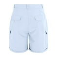 thumbnail image 4 of Flmaly shorts for women with Pockets Water Resistant Women Cargo Shorts Summer Loose Hiking Shorts for Women Walking Athletic Workout, 4 of 4