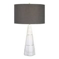 thumbnail image 1 of Uttermost Citadel Contemporary Marble Iron and Fabric Table Lamp - Elegant White, 1 of 8