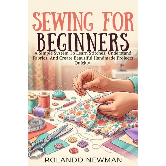 Sewing for Beginners: A Simple System To Learn Stitches, Understand Fabrics, And Create Beautiful Handmade Projects Quic, (Paperback)
