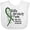 AA-White, variant on Inktastic Life Grows On- Be an Organ Donor Boys or Girls Baby Bib