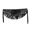 Black, variant on Hip Scarf Wrap Belly Dance Skirt Sequin Tassel Adjustable Polyester Material for Women Stage Performance
