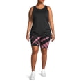thumbnail image 5 of Avia Women's Plus Size Seamless Printed Bike Shorts, 5 of 5