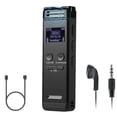 thumbnail image 1 of Grabadora de Voz Digital de 64 GB con Reproducción, Grabación de Audio Activada por Voz para Conferencias, Reuniones, Reproductor de MP3 y Dictáfono, 1 of 10