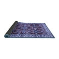thumbnail image 2 of Ahgly Company Indoor Square Geometric Blue Traditional Area Rugs, 8' Square, 2 of 4